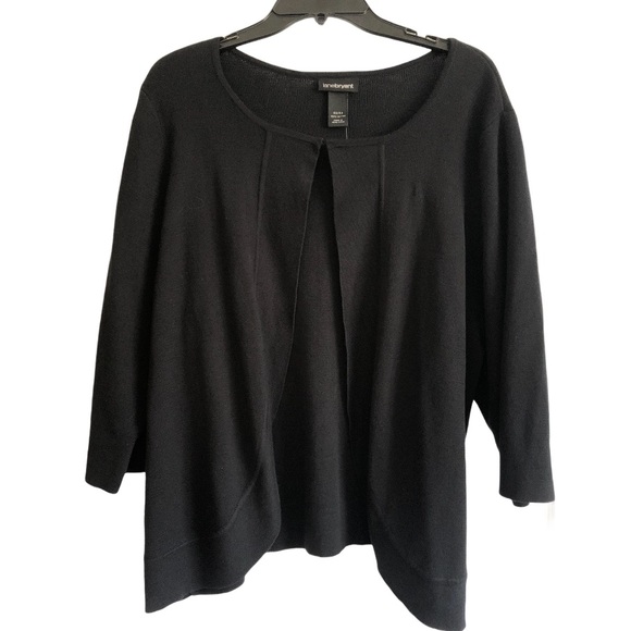 LANE BRYANT BLACK CARDIGAN 22/24 - Picture 1 of 5